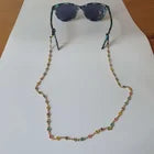 Chaîne de Lunettes avec Petits Cristaux Colorés